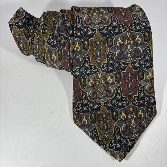 Dior Other - Christian Dior Monsieur Vintage 100% Silk Neck Men's Tie Floral Italian Made USA